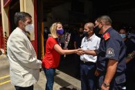 El gobierno articula acciones con los bomberos voluntarios