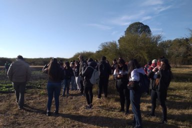 Estudiantes recorrieron la Reserva Las Piedras