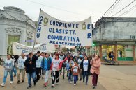 Contra la persecución judicial, la CCC se movilizó en el centro de la ciudad