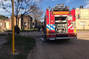 Una fuga de gas y un principio de incendio movilizaron a Bomberos