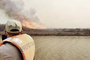 Prefectura detuvo a tres personas acusadas de provocar incendios en el Delta