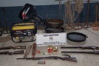 Secuestraron cinco armas en dos allanamientos en Islas del Ibicuy