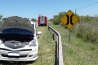 Un ciervo generó otro accidente la Ruta Nacional 12