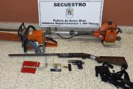 Secuestraron armas y municiones en Villa Paranacito