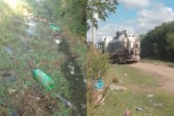 Vecinos del barrio Curita Gaucho reclaman por aguas servidas