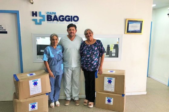 El Centro de Salud Baggio recibió una donación de medicamentos