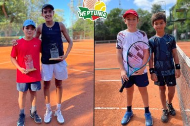 Luciano Cabaña y Thiago Chesini se consagraron campeones del Nacional de Menores