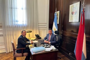 En clave electoral, Grané se reunió con el senador nacional Edgardo Kueider