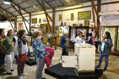 Una delegación de uruguayos visitó los museos de Urdinarrain