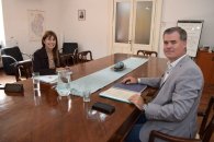 La Ministra de Salud recibió a Piaggio con el proyecto de una residencia geriátrica