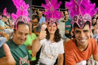 Integrantes del Hogar Igualar de Urdinarrain disfrutaron una noche carnavalera