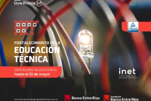 Banco Entre Ríos patrocinará proyectos de educación técnica y desarrollo tecnológico