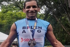 Alejandro Belén se consagró subcampeón Panamericano de Duatlón