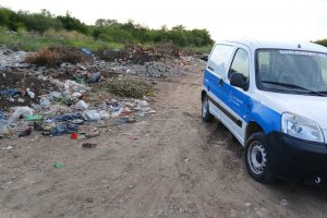 Erradicaron parte del basural de Alsina y Federación