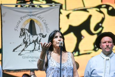 Aluani inauguró la Fiesta Provincial del Caballo en Urdinarrain