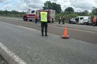 Un coche en la Isla Talavera dejó cuatro personas heridas