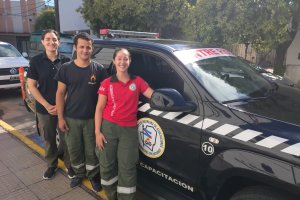 Tres brigadistas locales arribarán a Junín de los Andes para combatir el fuego