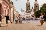 Agmer se movilizó en Paraná y la adhesión al paro es mayor al 85% en Entre Ríos