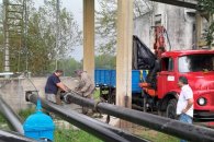 Se instaló la sexta bomba de impulsión en la Toma de Agua