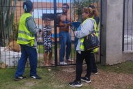 El barrio La Cuchilla fue escenario del operativo contra el dengue